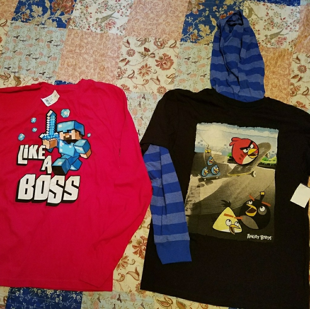 Boys long sleeve t shirts